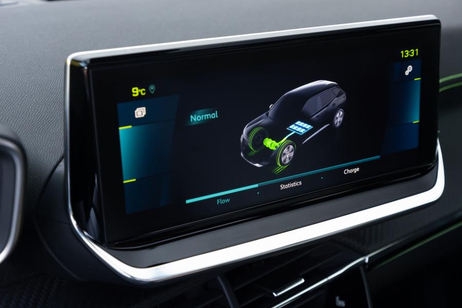 Детали интерьера Peugeot e-2008 GT (Digital White) 2019 года  (WW) (фото 115 из 119)